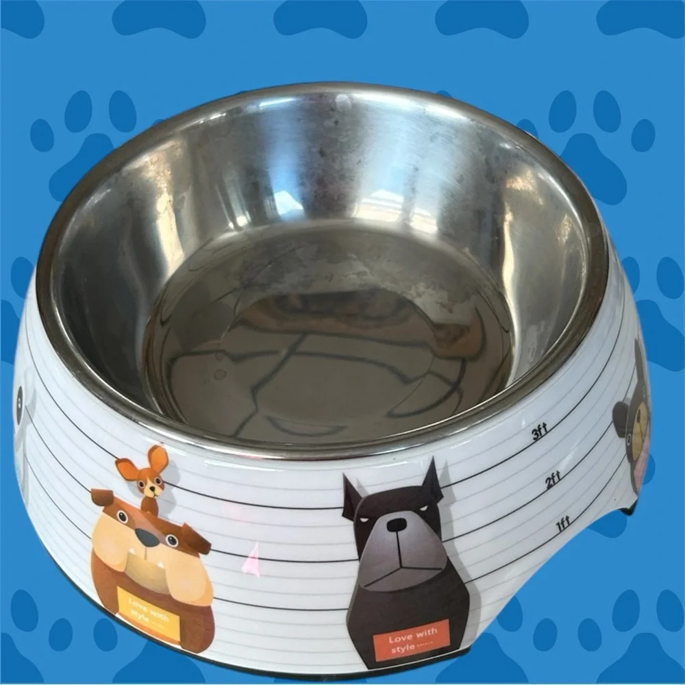 Stainless steel pet feeder